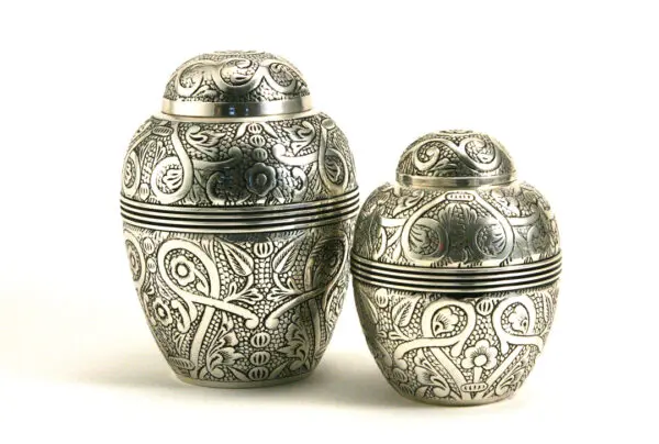 Traditional: silver embossed