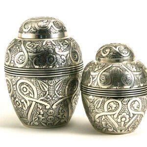 Traditional: silver embossed