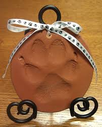Memorials: Clay Paw Print Impressions - In Pet Services