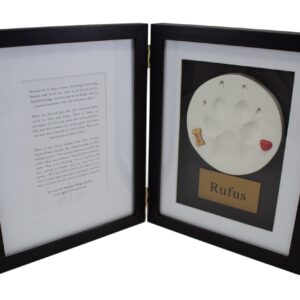 Black Paw Print Shadow Box Frame